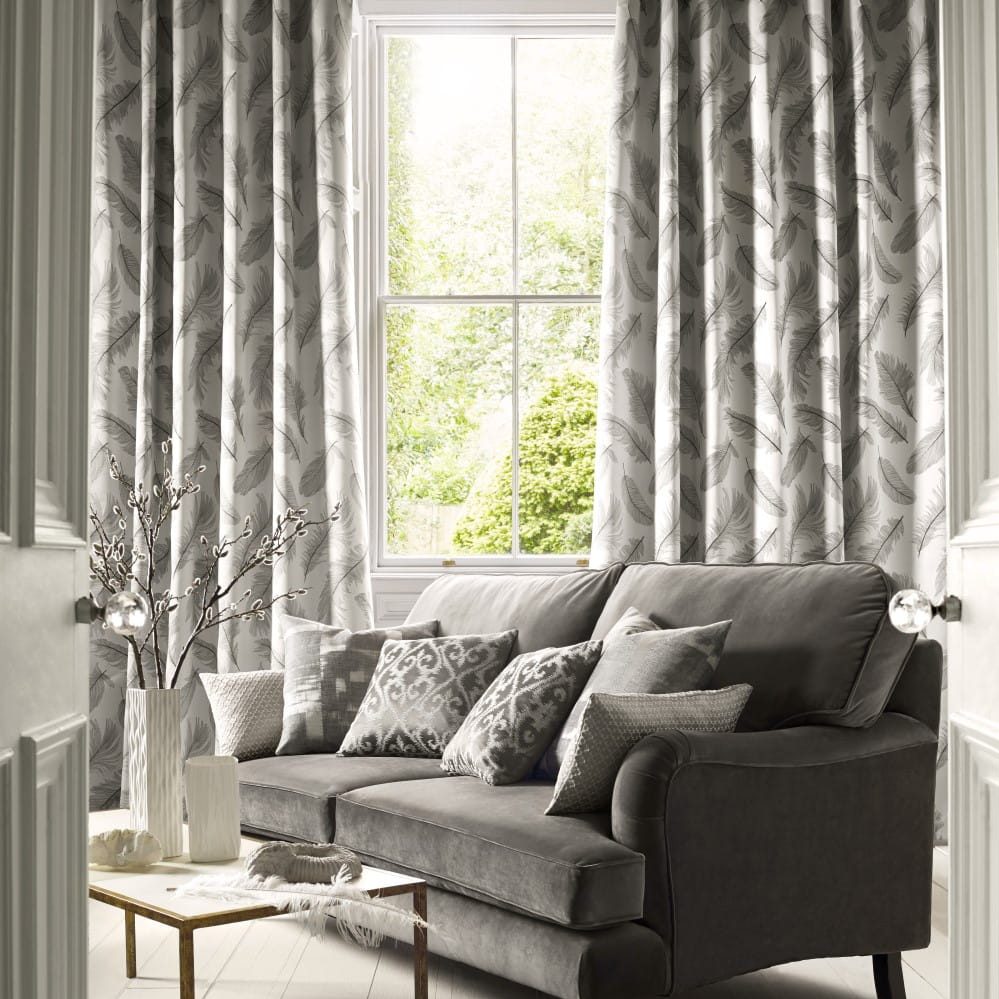 Ashley Wilde Grey Made To Measure Curtains In Wakefield