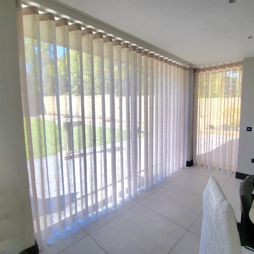 Motorised Voile Curtains, Sheer Kitchen Drapes