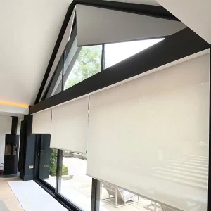 Motorised Blinds - Apex Blinds For Gable End WIndow Blinds