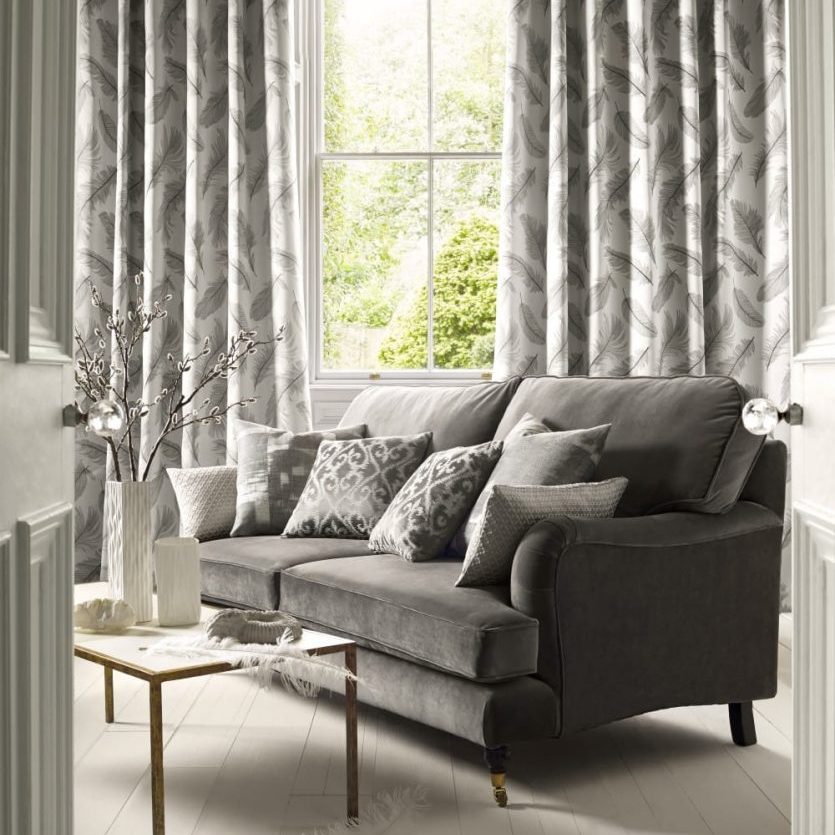 Ashley Wilde Grey Made To Measure Curtains In Wakefield