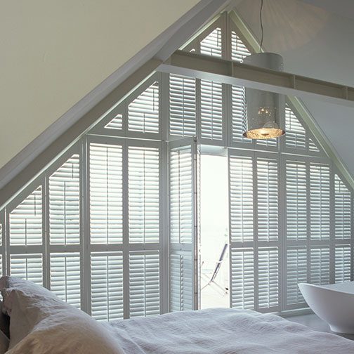 unusual shape window blinds by Charltons